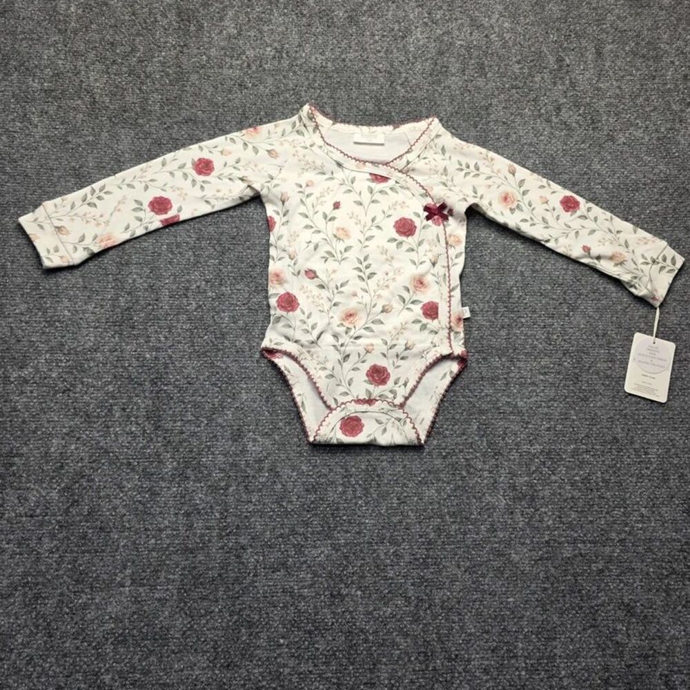 Baby Girl Floral Long Sleeve Bodysuit 18M Roses
